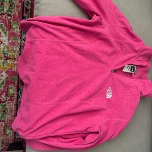 Women’s Pink Patterned North Face pullover
